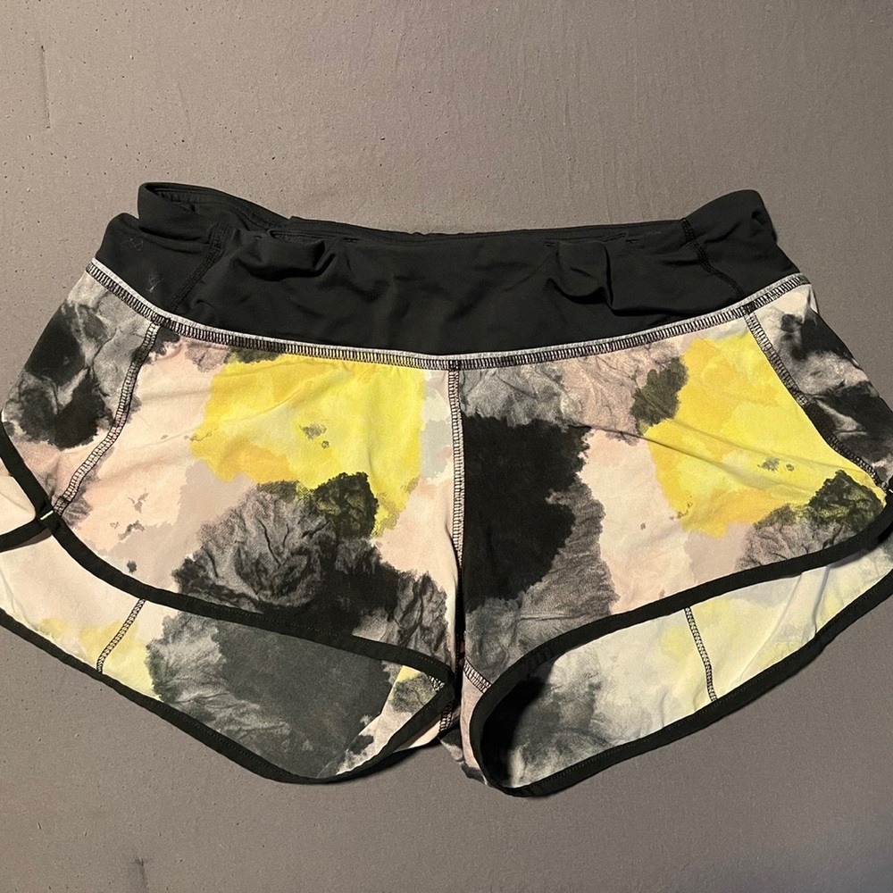 tie dye workout shorts